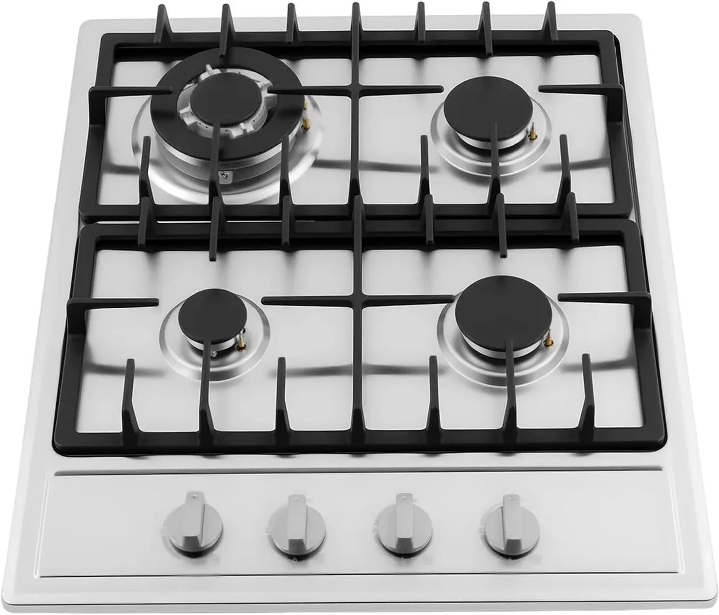 Table de cuisson à gaz intégrée - 4 foyers - Allumage automatique - Idéale pour cuisine et restaurant
