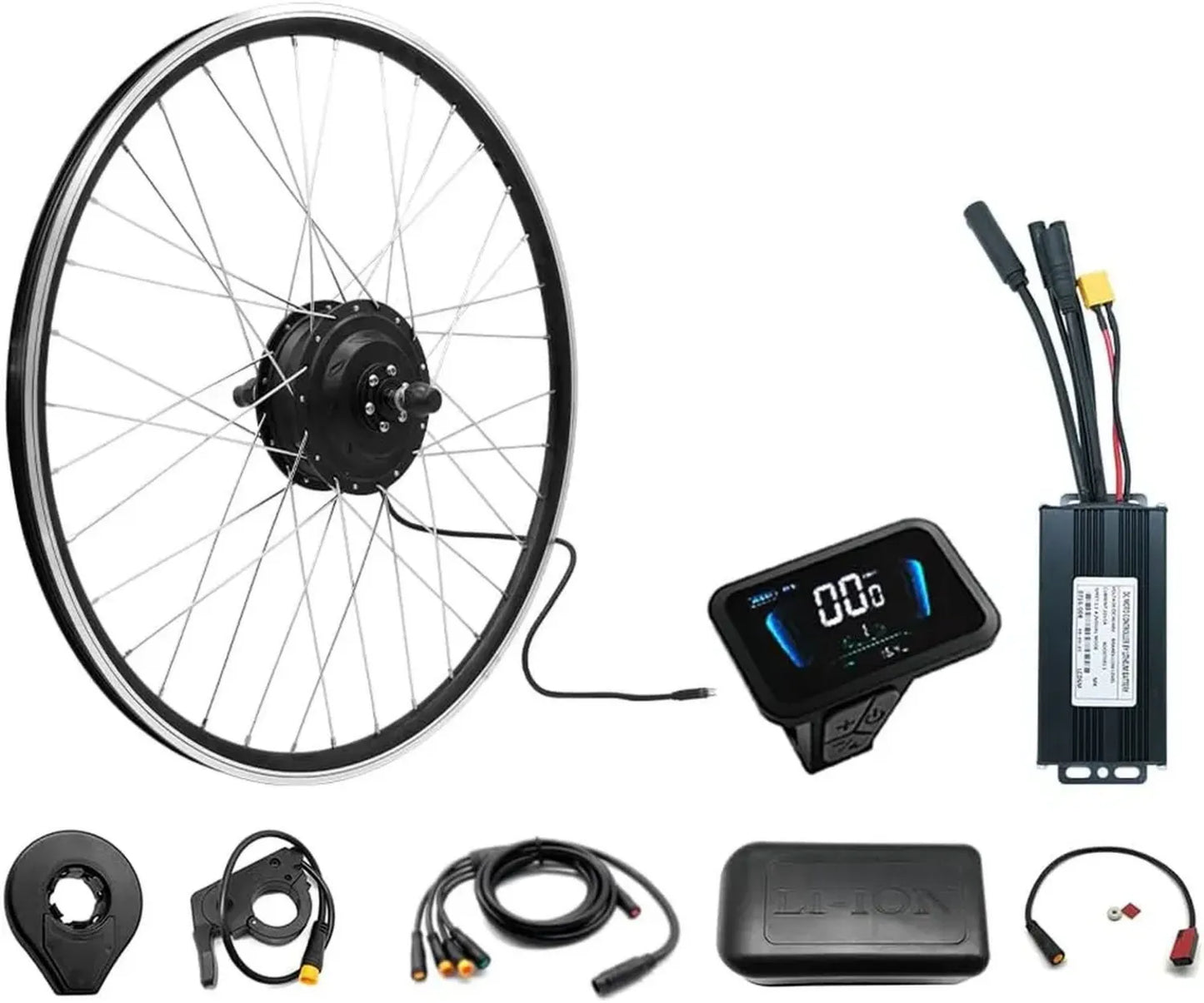 Kit de Conversion Vélo Électrique 48V 500W E-Soulbike - Moteur de Moyeu Arrière pour Vélos de 26 à 29 pouces