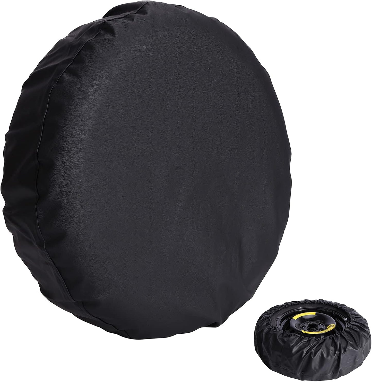 Housse de roue de secours: protection UV, résistant à l'eau, 58cm, noir