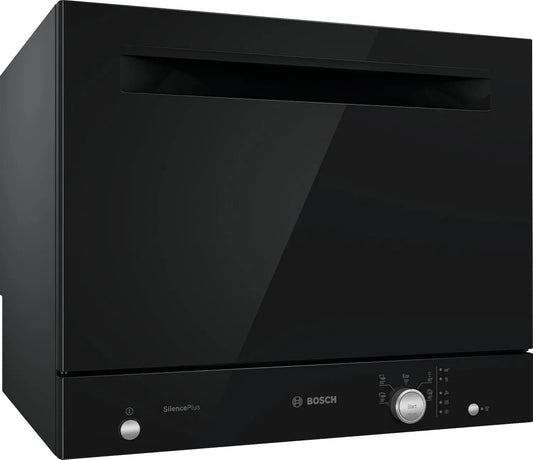 Lave-vaisselle Compact Bosch Série 2, Pose Libre, 6 Couverts, EcoSilence, Noir