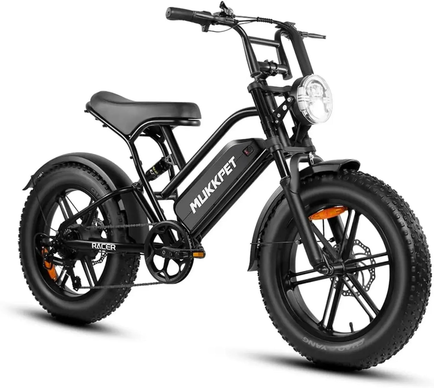 Vélo Électrique Mukkpet Racer 48V, Autonomie 120km, Adultes, Tout-Terrain