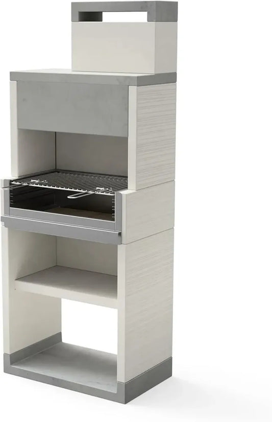 Grill de Barbecue en Inox pour Bois et Charbon - VENIT FLEX PLUS