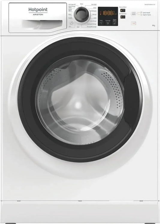 Hotpoint - Lave-linge Frontal 8kg 1400 tr/min Digital - Blanc