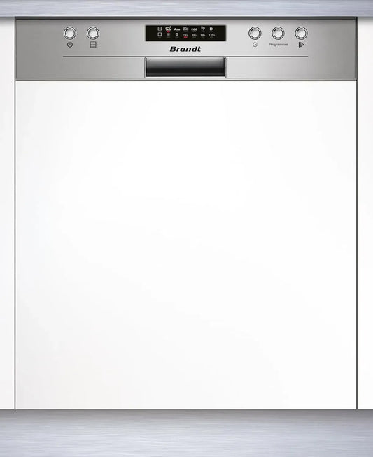 Lave-vaisselle intégrable 60 cm avec finition inox