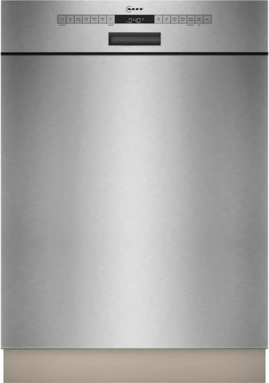 Lave-vaisselle NEFF 60 cm, silencieux, séchage ouvert, Chef 70 °C, acier brossé