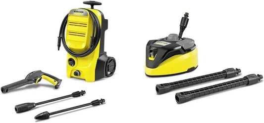 Kärcher Nettoyeur Haute Pression K 4 Classic - Puissance Maximale, Accessoire T-Racer T 7 Plus, Jaune et Noir