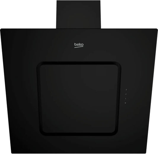 Hotte murale design Beko 60 cm - Débit max 537 m³/h - Silencieuse 71 dBA